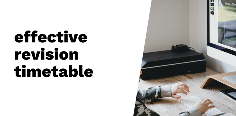 Creating a Revision Timetable That Works